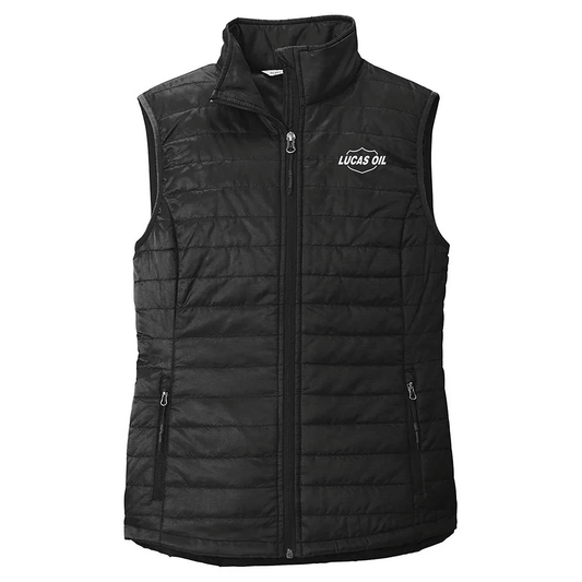 Port Authority Women's Deep Black Packable Puffy Vest
