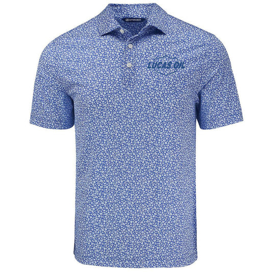 Cutter & Buck Men's Chelan Pike Eco Flora Print Polo